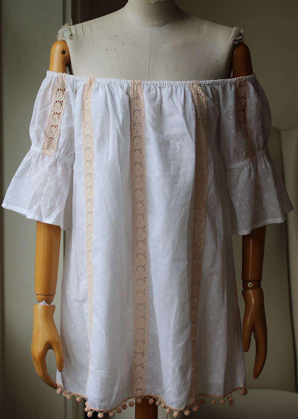 TULAROSA SARA OFF THE SHOULDER DRESS SMALL - Image 3