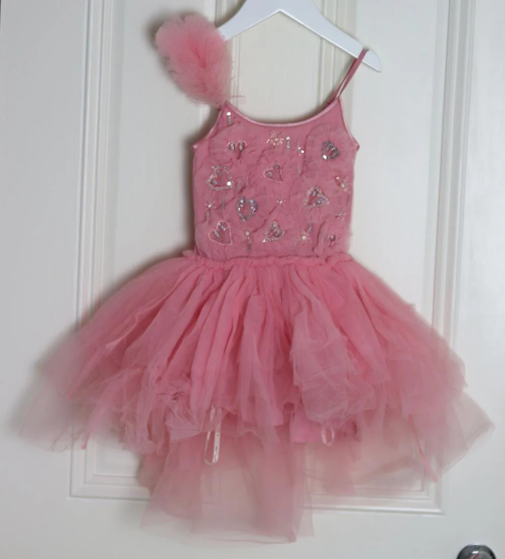 TUTU DU MONDE KIDS GIRLS SWEATHEART TULLE DRESS 2-3 YEARS - Image 2