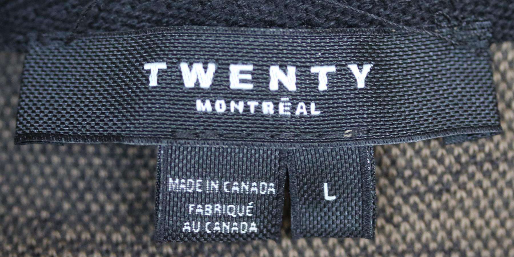 TWENTY MONTREAL HYPER REALITY CROPPED TIE DYED COTTON HOODIE LARGE - Image 5