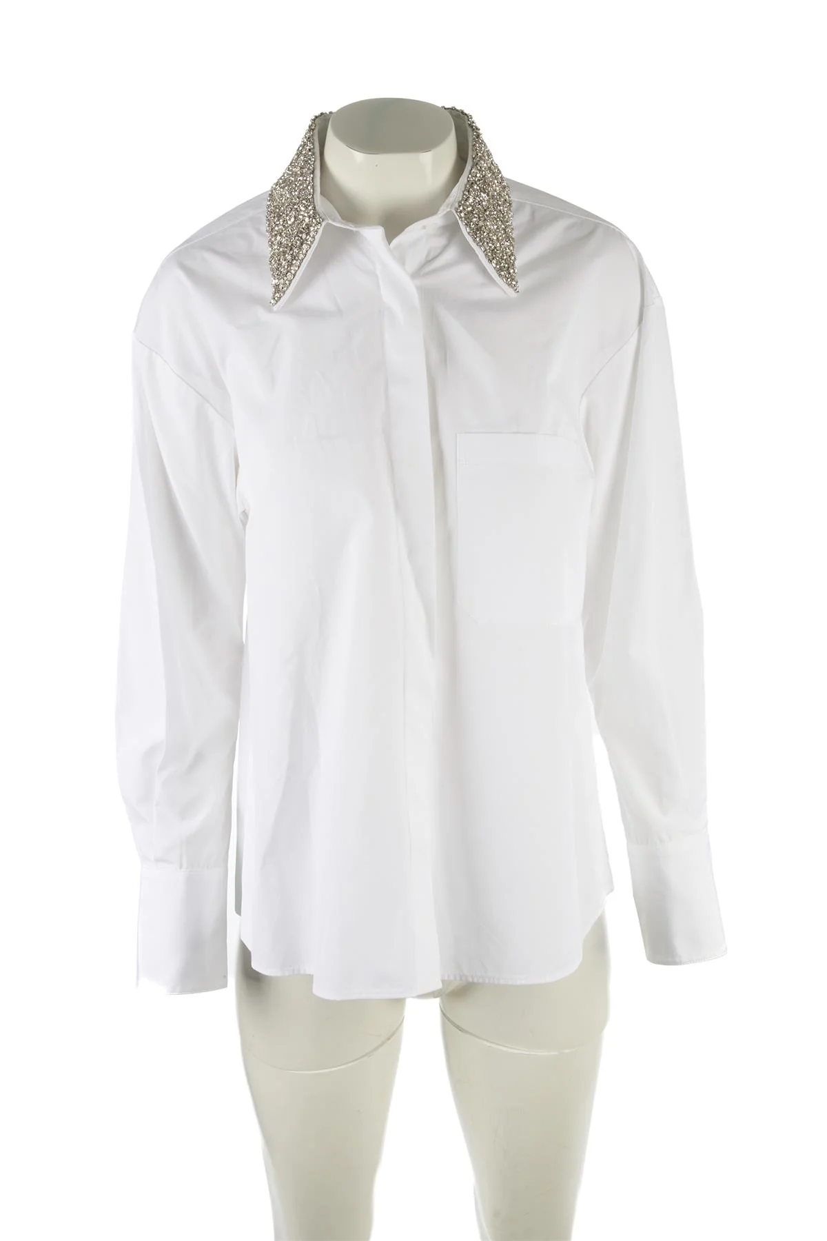 TWP WHITE COTTON SHIRT XSMALL - Image 2