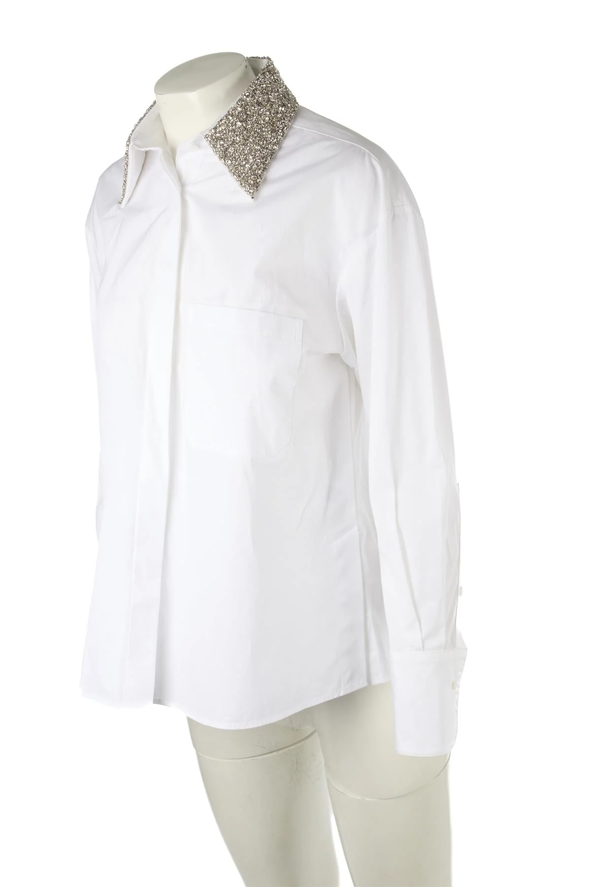 TWP WHITE COTTON SHIRT XSMALL - Image 3