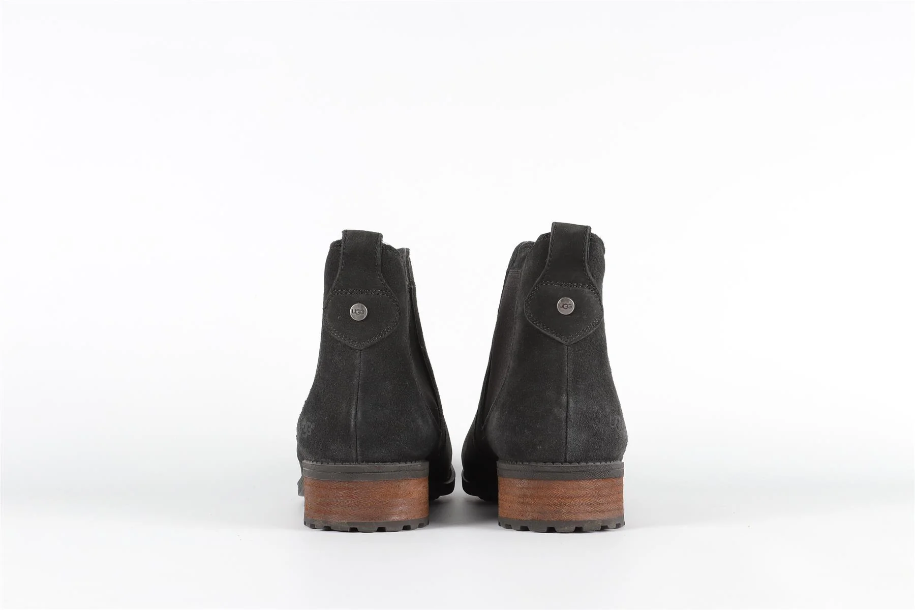 UGG AUSTRALIA BLACK SUEDE ANKLE BOOTS EU 39 UK 6.5 US 8 - Image 5