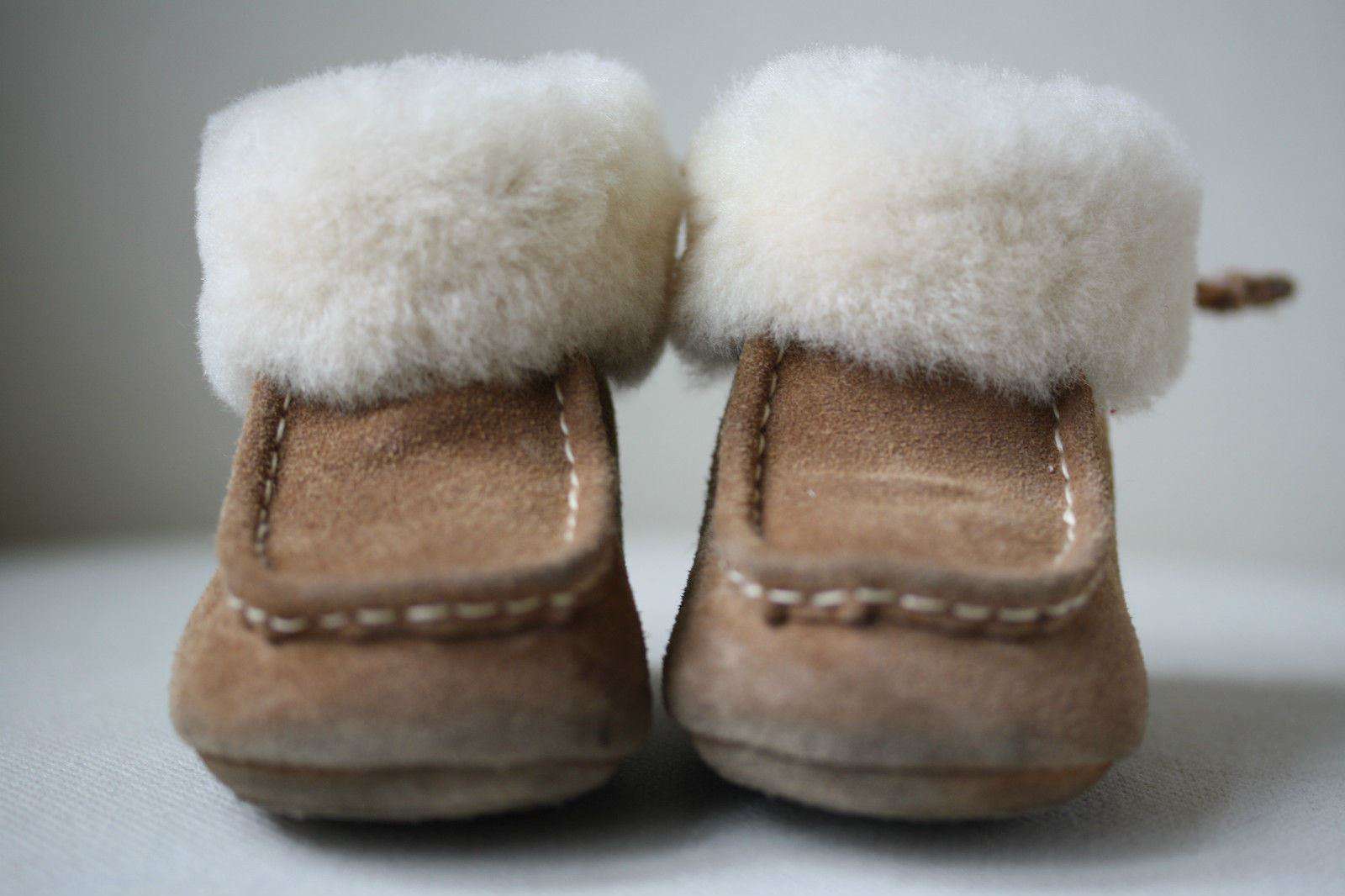 UGG AUSTRALIA CHESTNUT BROWN BOO BOOTS EU 18 UK 2 US 2/3 - Image 4