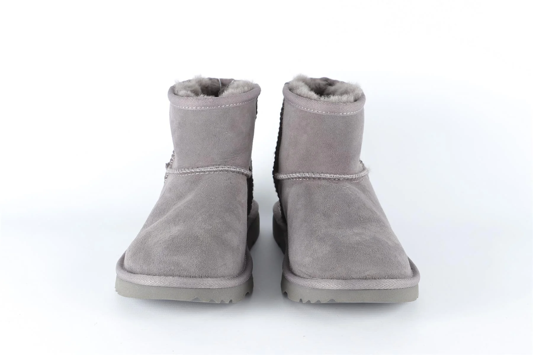 UGG AUSTRALIA GREY KIDS GIRLS SUEDE BOOTS EU 35 UK 2 US 3 - Image 3