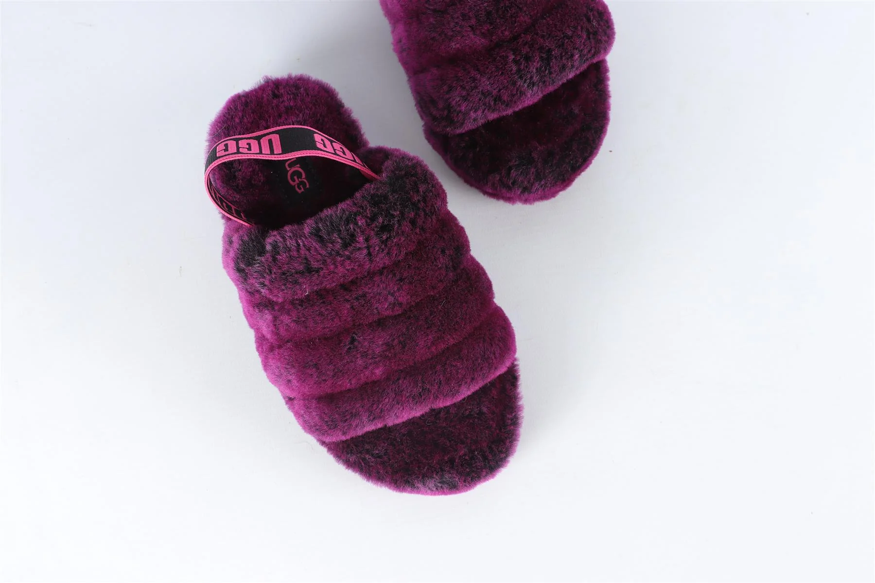 UGG AUSTRALIA PURPLE KIDS GIRLS SHEARLING SLIPPERS EU 32.5 UK 13 US 1 - Image 4