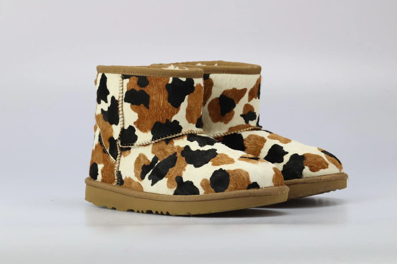 UGG AUSTRALIA SHEARLING LINED CALF HAIR ANKLE BOOTS EU 36 UK 3 US 4 - Image 2