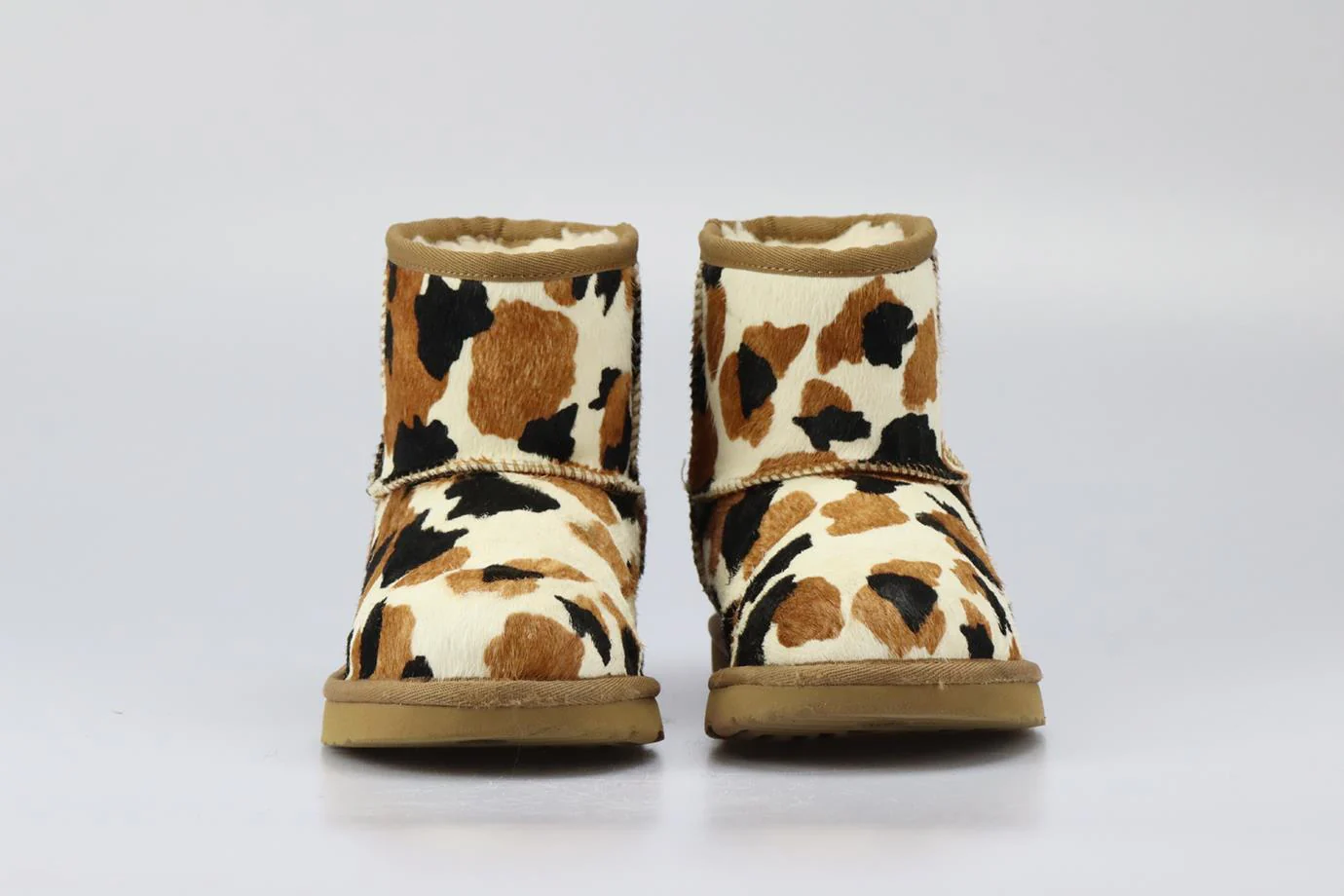UGG AUSTRALIA SHEARLING LINED CALF HAIR ANKLE BOOTS EU 36 UK 3 US 4 - Image 3