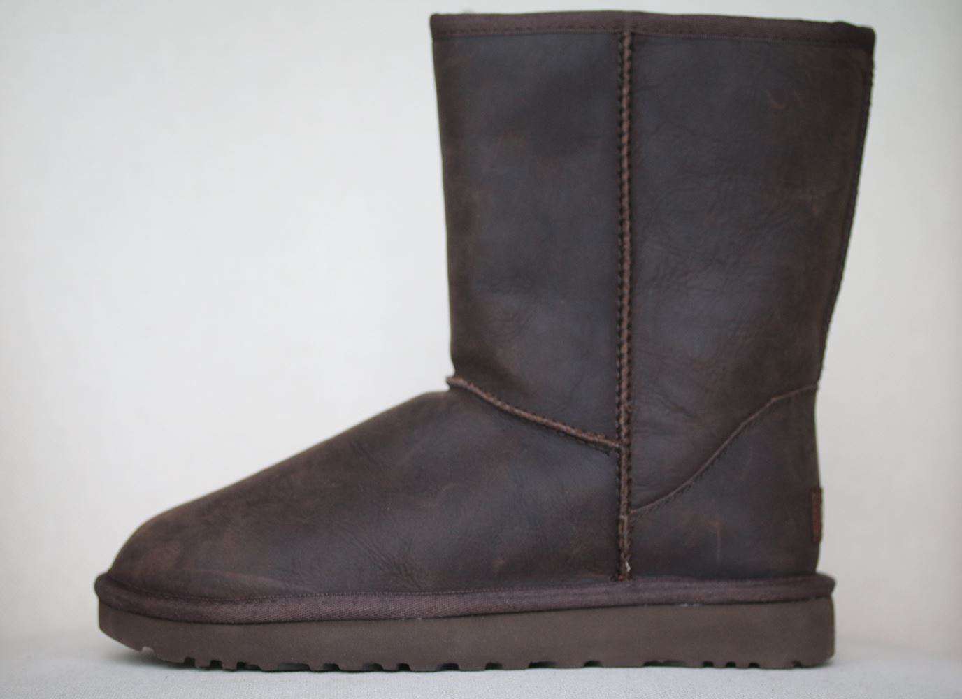 UGG CLASSIC SHORT LEATHER BOOTS EU 38 UK 5.5 US 7 - Image 4