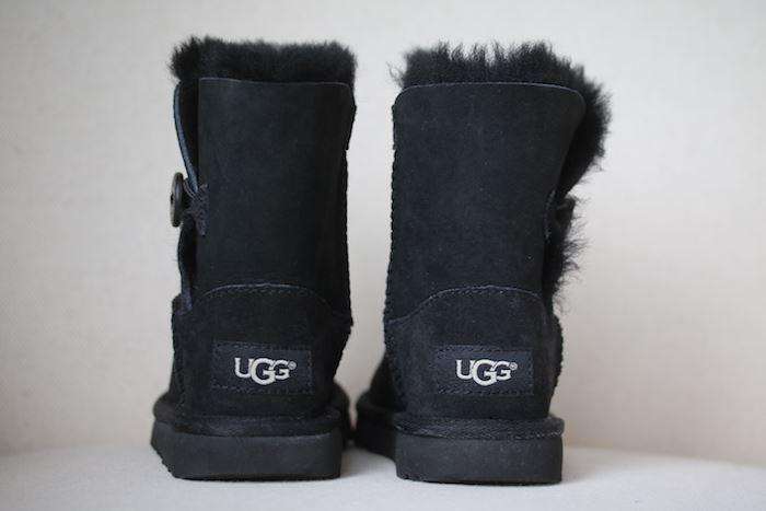 UGG KIDS BLACK BAILEY II CLASSIC BOOTS EU 25 UK 7 - Image 3
