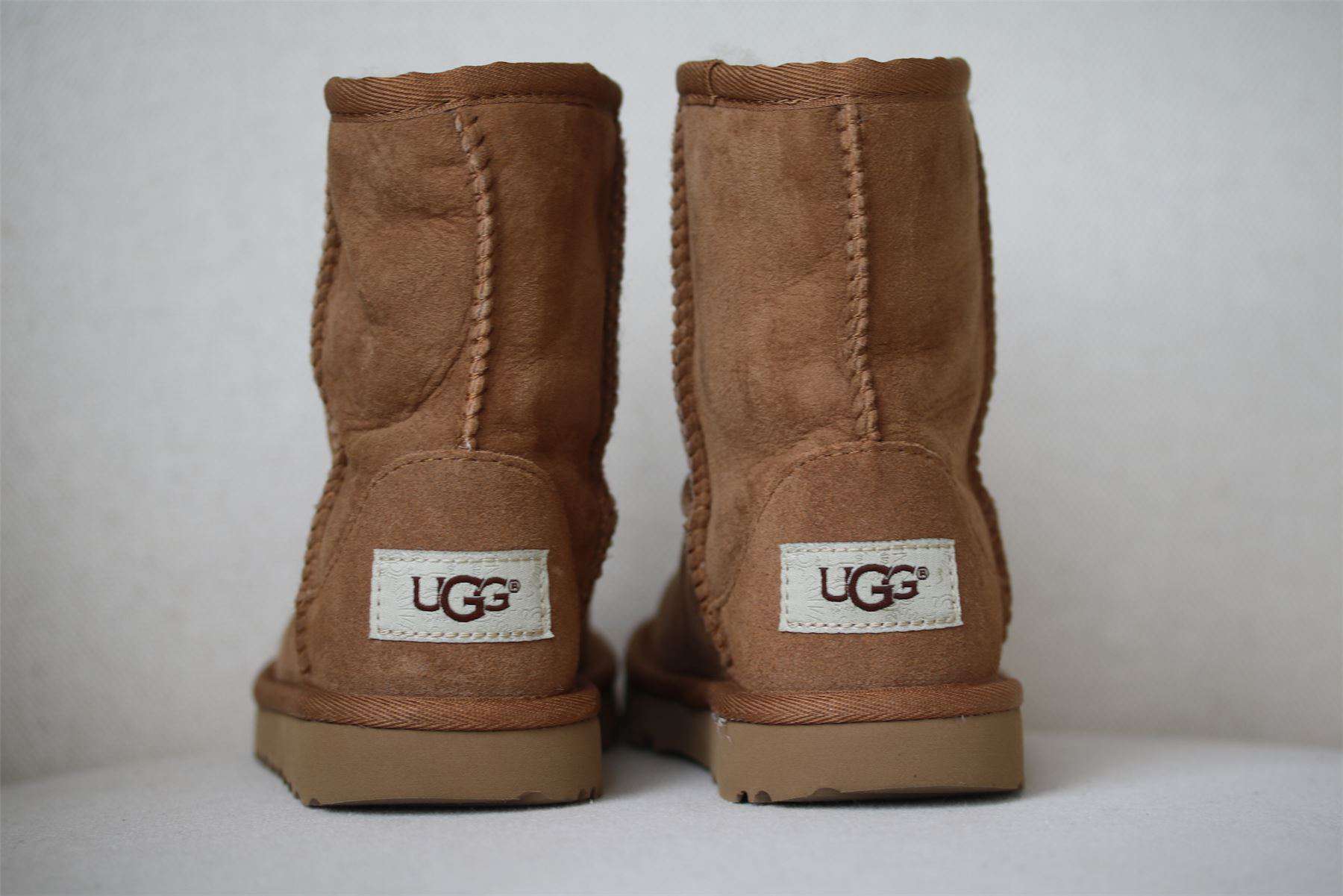 UGG KIDS CLASSIC II SHORT CHESTNUT BROWN BOOTS EU 26 UK 8 - Image 3