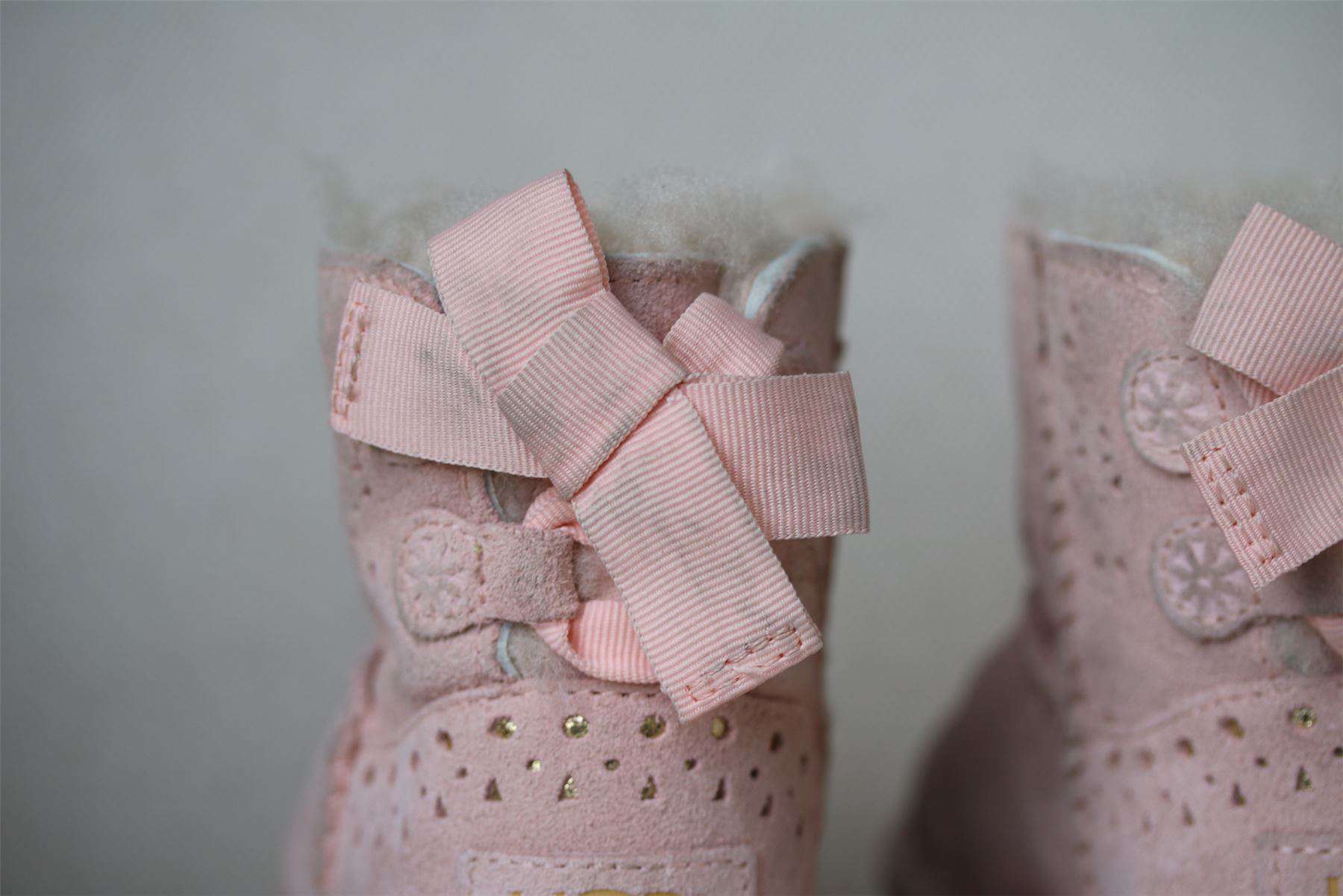 UGG KIDS DAE SUNSHINE PERF PINK BOOTS EU 25 UK 7 - Image 5