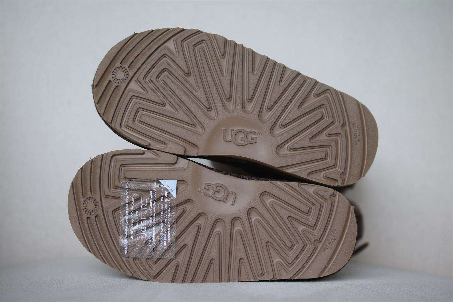 UGG KIDS GIRLS CHOCOLATE BROWN BUCKLE BOOTS EU 28 UK 10 - Image 4