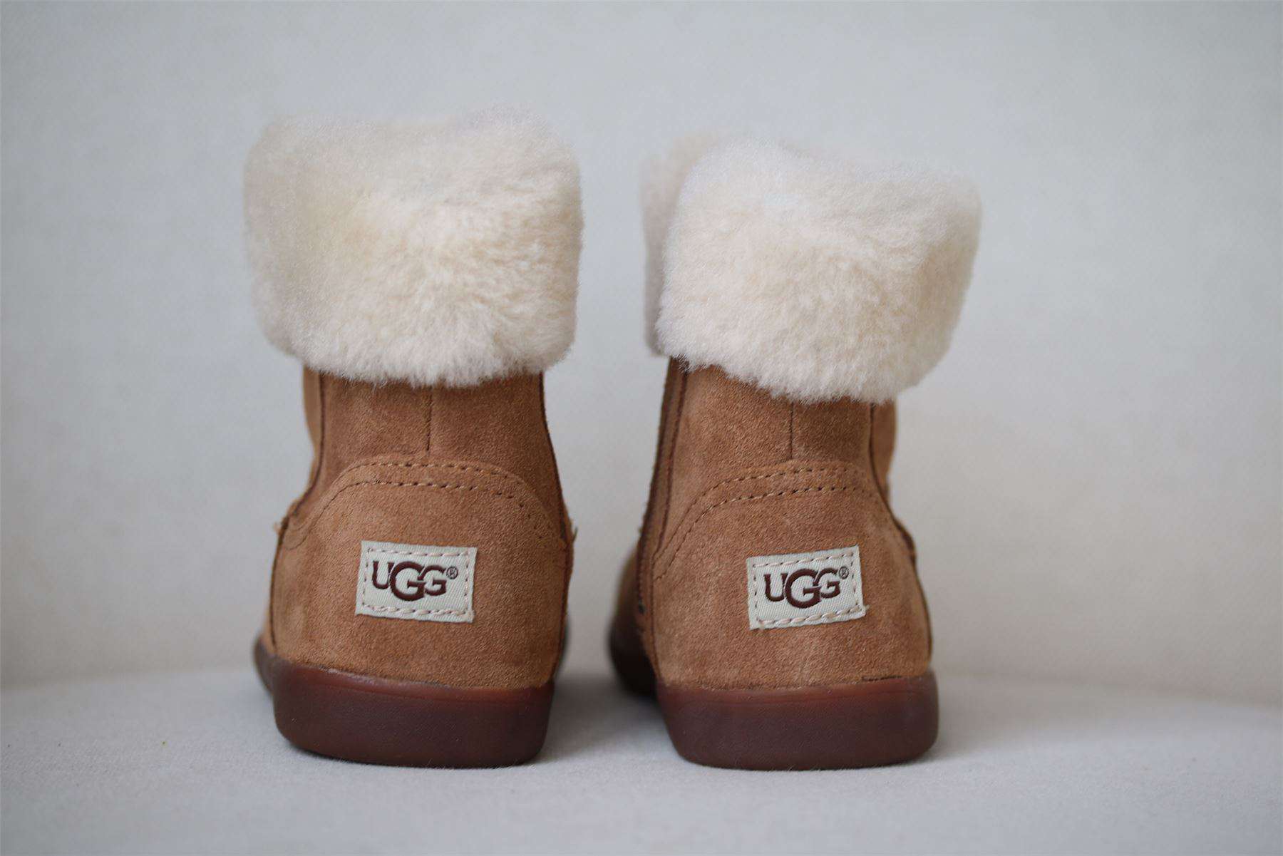 UGG KIDS GIRLS JORIE CHESTNUT BROWN ANKLE BOOTS EU 25 UK 7 - Image 3
