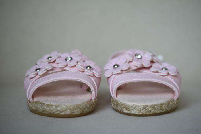UGG KIDS PINK ALLAIREY SPARKLES SANDALS EU 26 UK 8 - Image 2