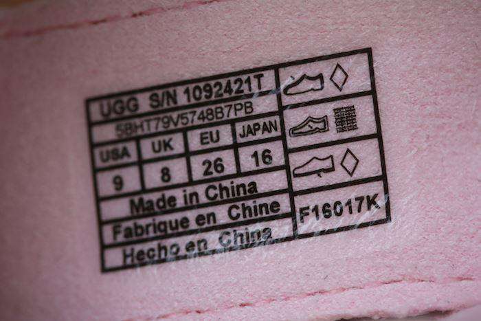 UGG KIDS PINK ALLAIREY SPARKLES SANDALS EU 26 UK 8 - Image 5