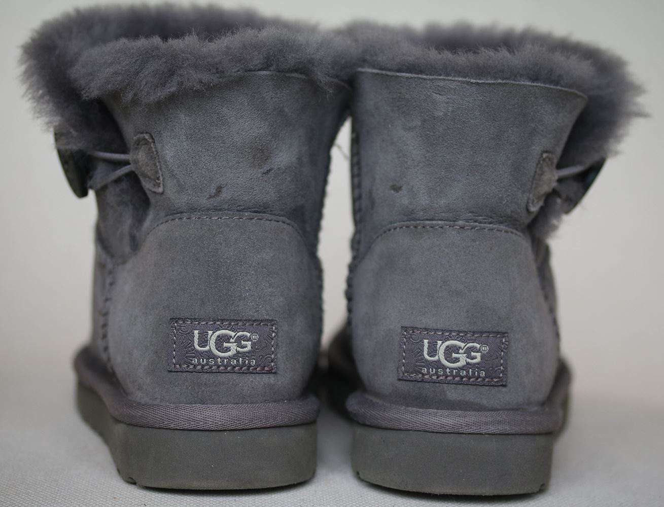 UGG MINI BAILEY BUTTON BOOTS EU 38 UK 5.5 US 7 - Image 3