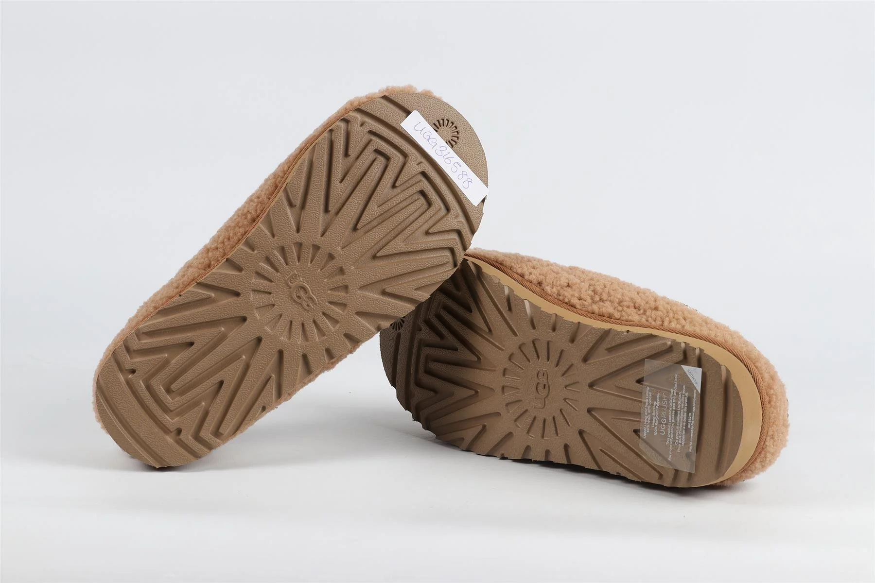UGG TAN FAUX SHEARLING SLIPPERS EU 38 UK 5 US 7 - Image 6