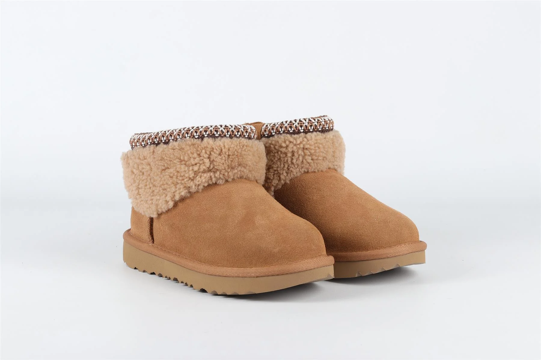 UGG TAN GIRLS BOOTS UK 10 EU 28.5 US 11 - Image 2