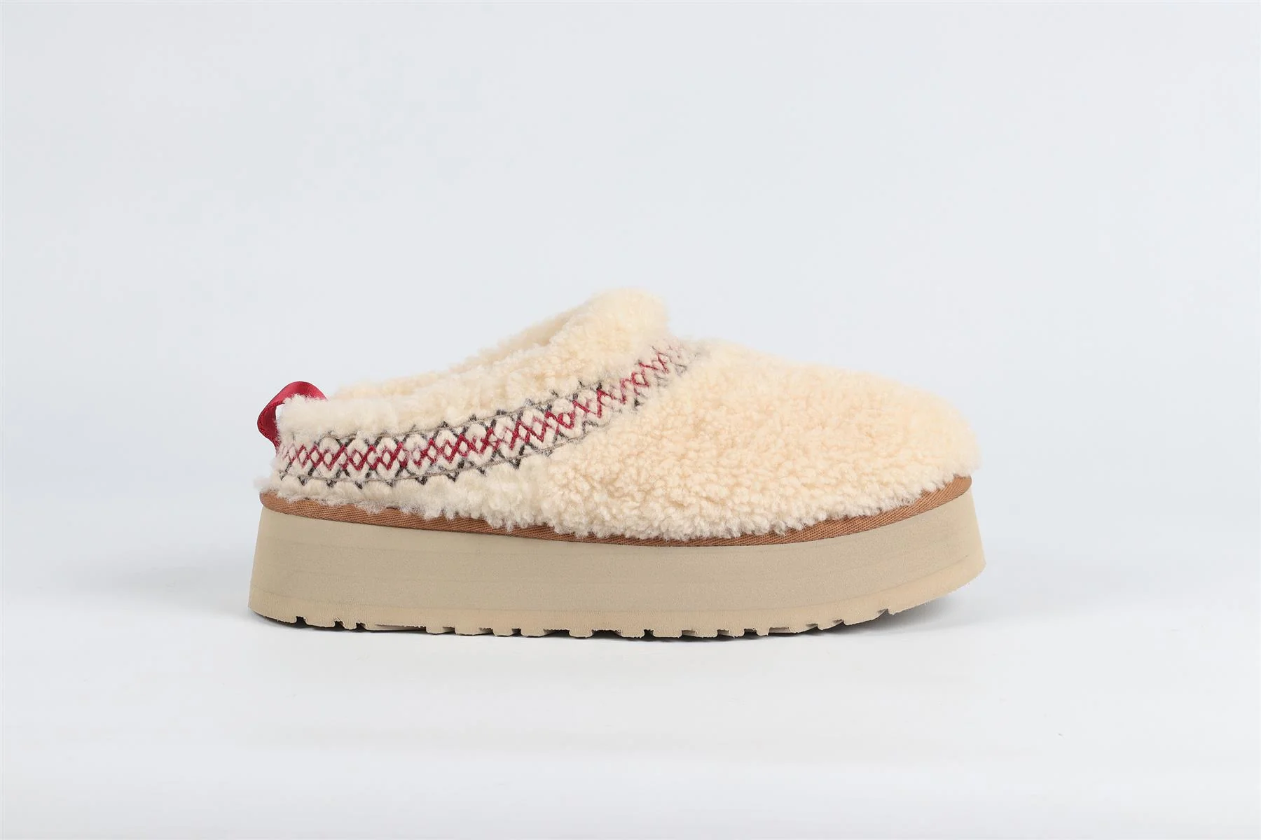 UGG WHITE FAUX SHEARLING SLIPPERS EU 38 UK 5 US 7 - Image 2