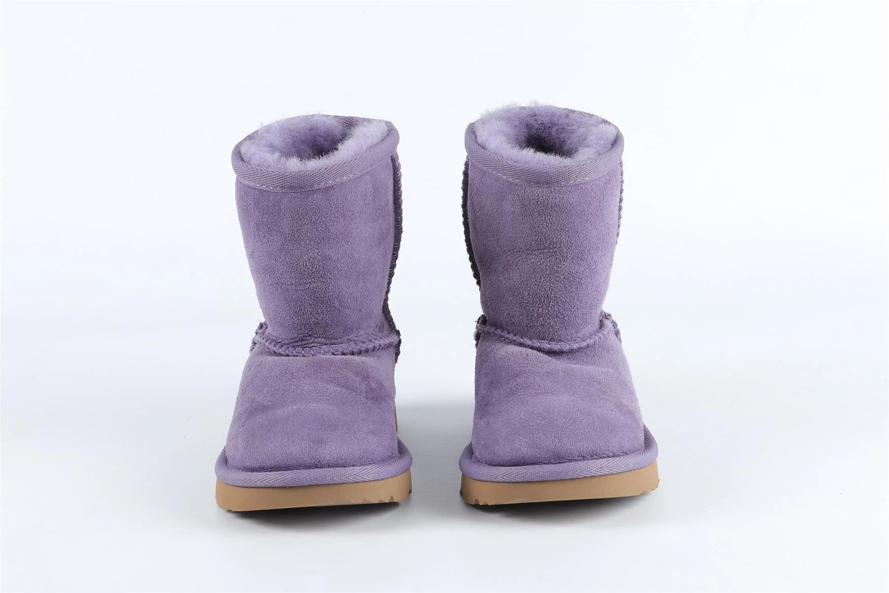 UGGS PURPLE GIRLS SUEDE ANKLE BOOTS - Image 3