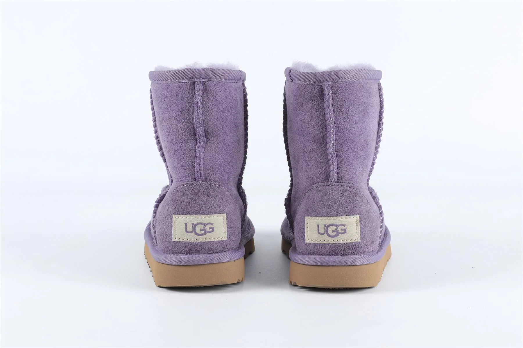 UGGS PURPLE GIRLS SUEDE ANKLE BOOTS - Image 5