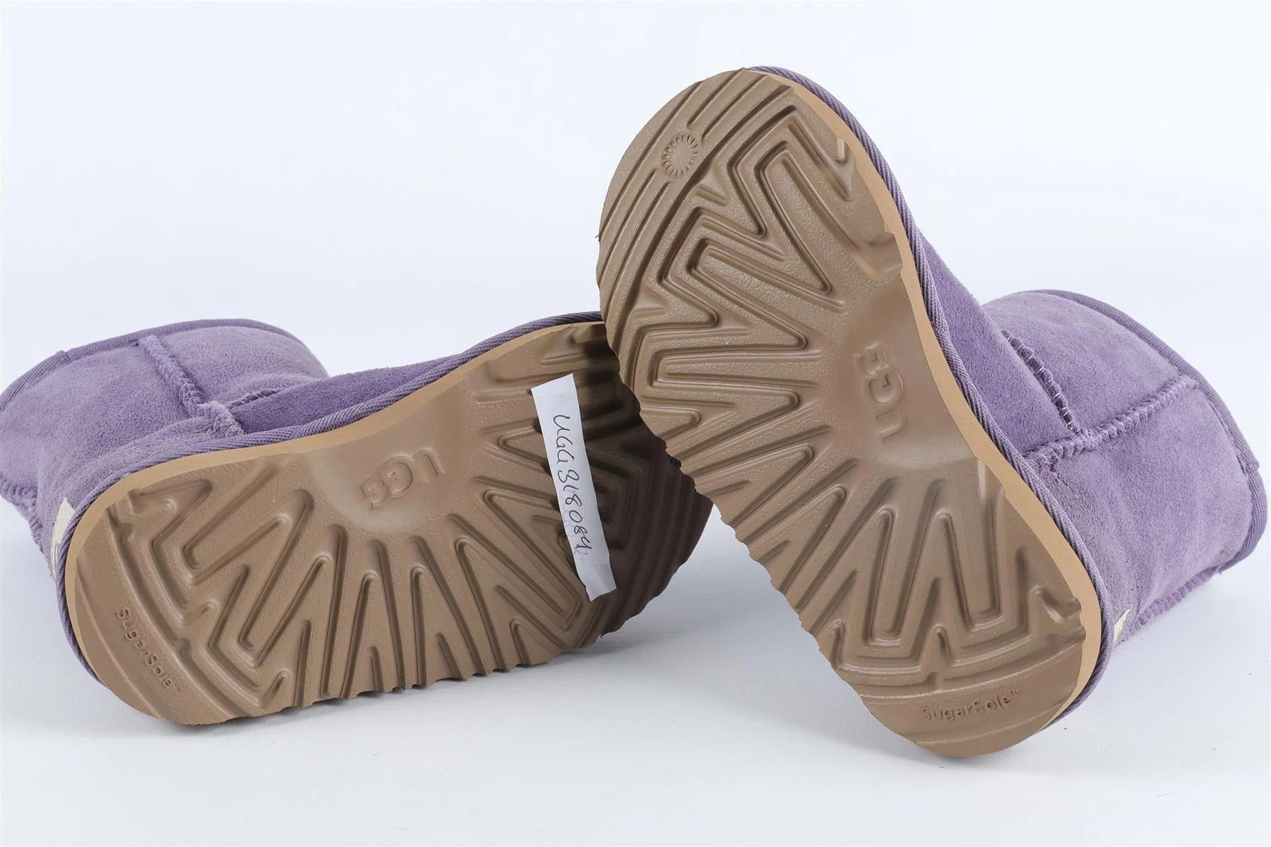 UGGS PURPLE GIRLS SUEDE ANKLE BOOTS - Image 6
