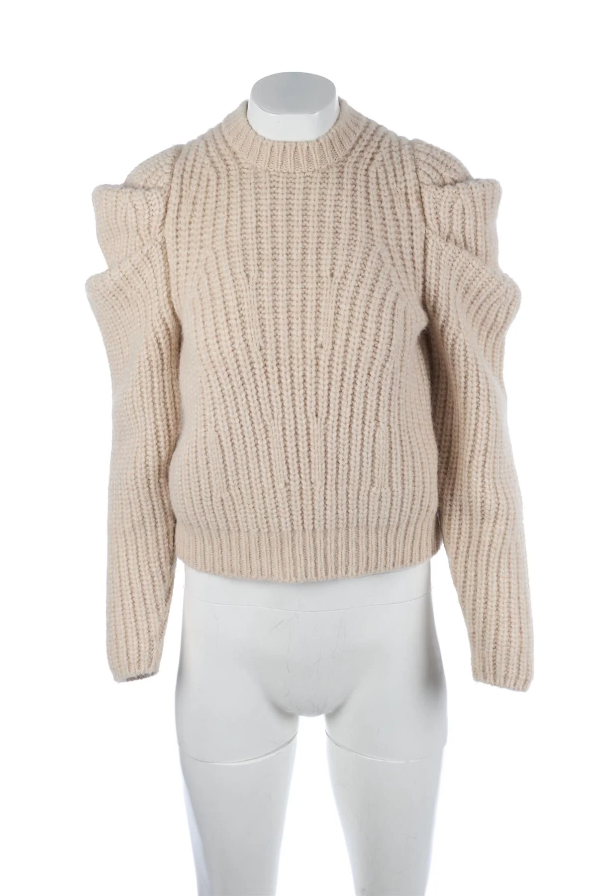 ULLA JOHNSON CREAM ALPACA SWEATER XSMALL - Image 2