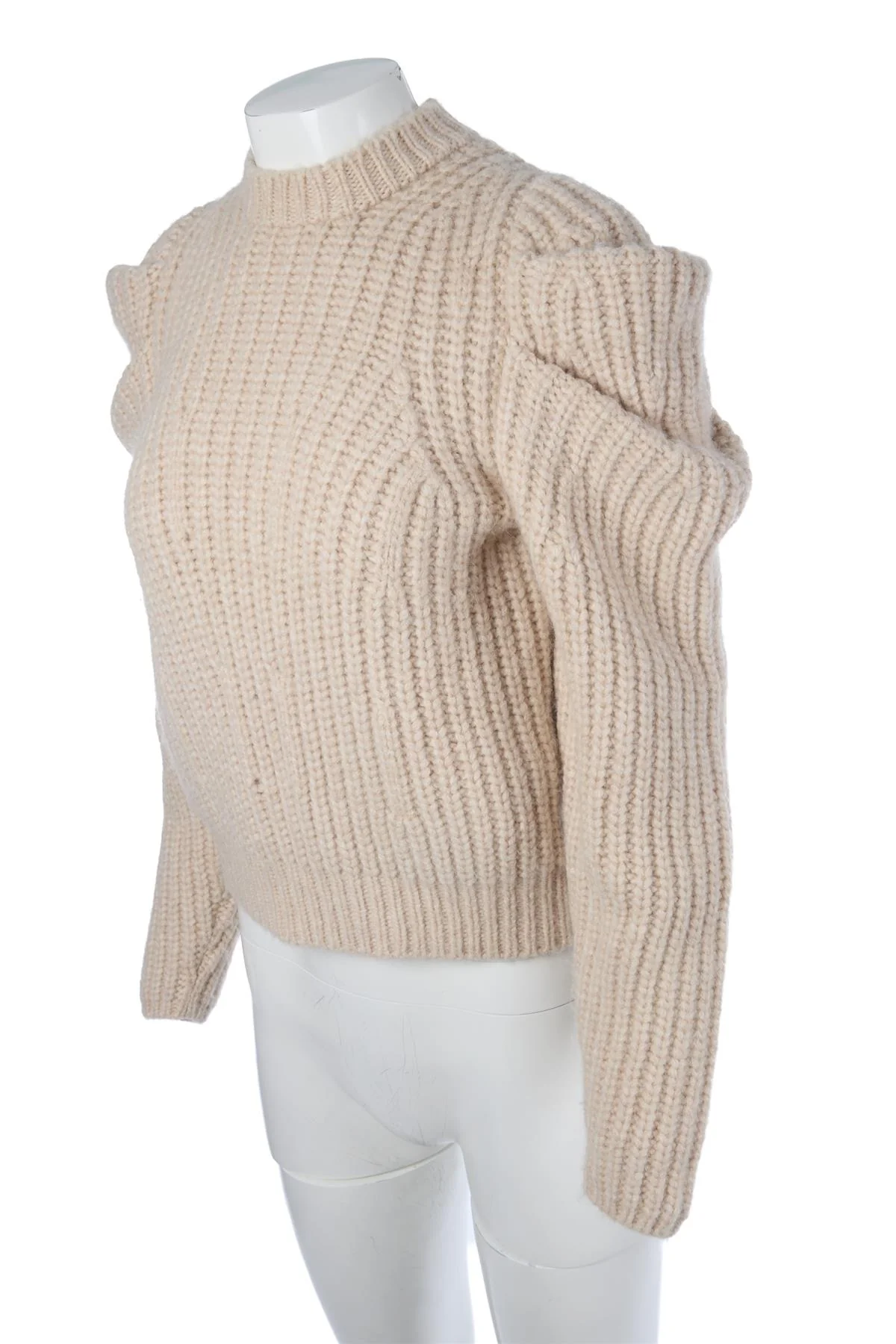 ULLA JOHNSON CREAM ALPACA SWEATER XSMALL - Image 3
