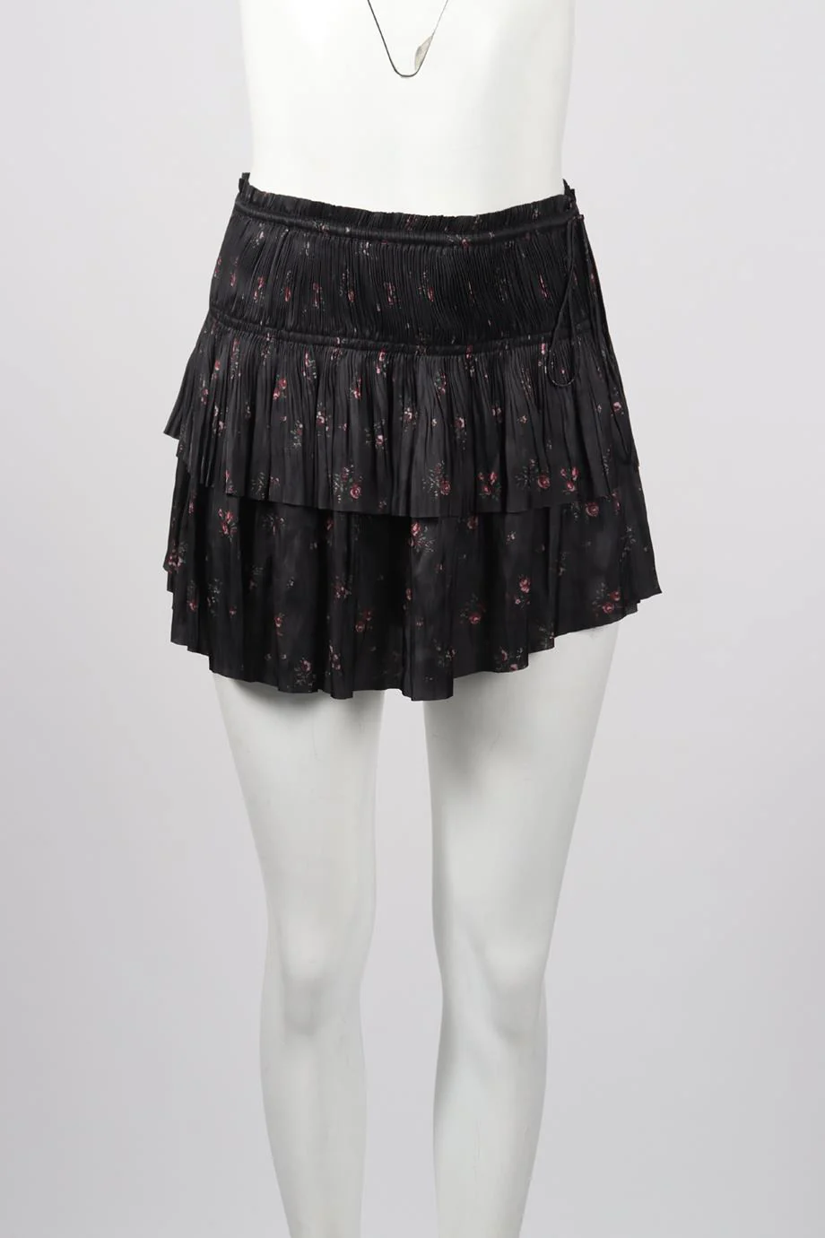 ULLA JOHNSON FLORAL PRINT SATIN MINI SKIRT US 0 UK 4 - Image 2