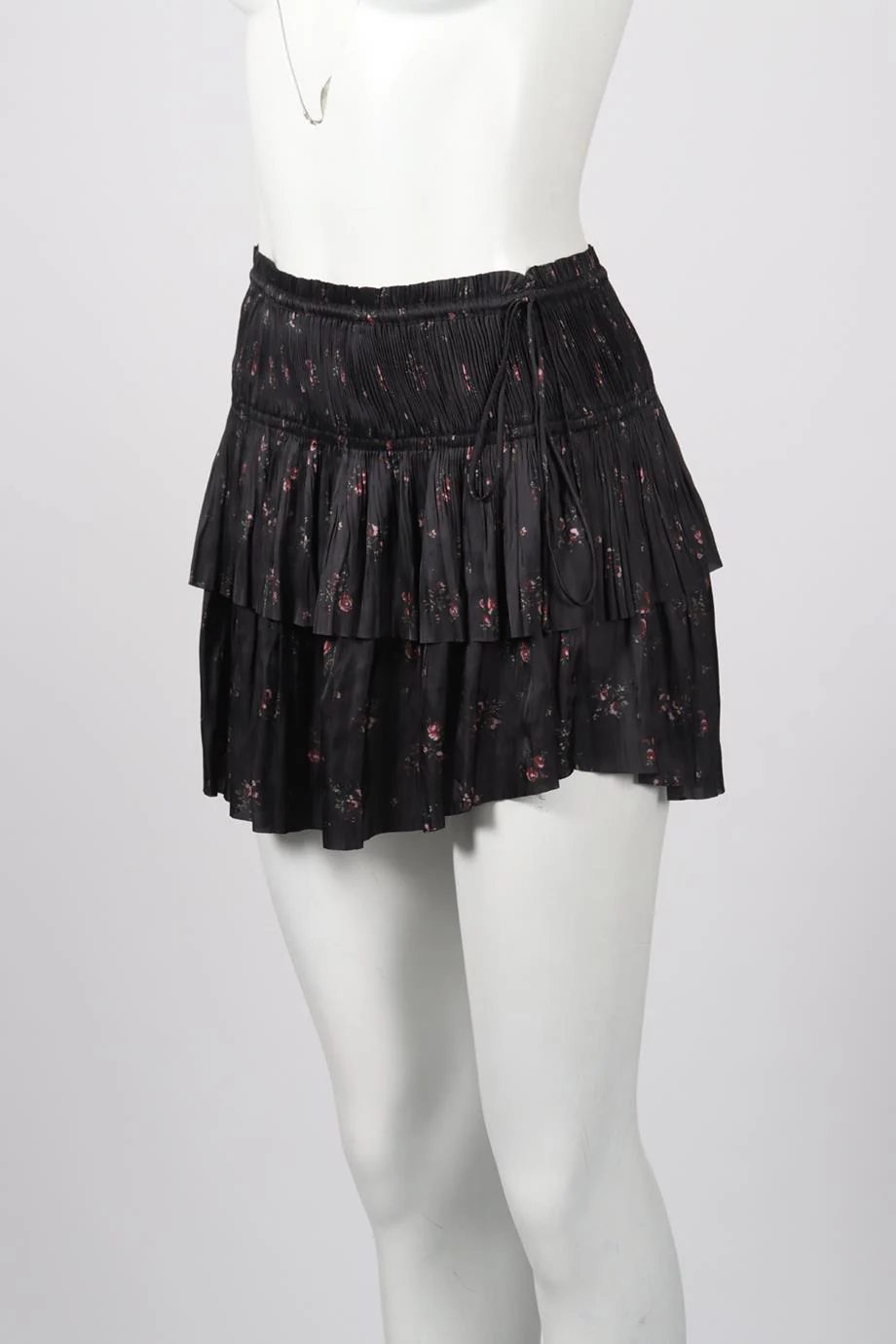 ULLA JOHNSON FLORAL PRINT SATIN MINI SKIRT US 0 UK 4 - Image 3