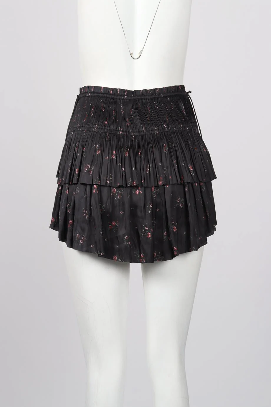 ULLA JOHNSON FLORAL PRINT SATIN MINI SKIRT US 0 UK 4 - Image 4