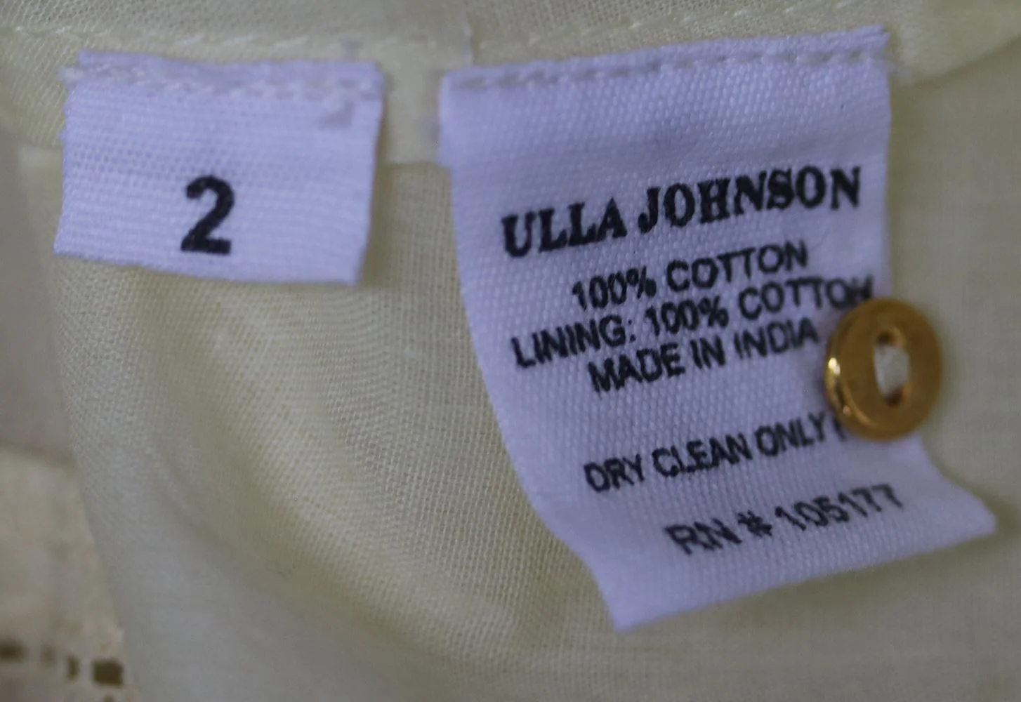 ULLA JOHNSON HENRIETTE RUFFLE MINI DRESS US 2 UK 6 - Image 6