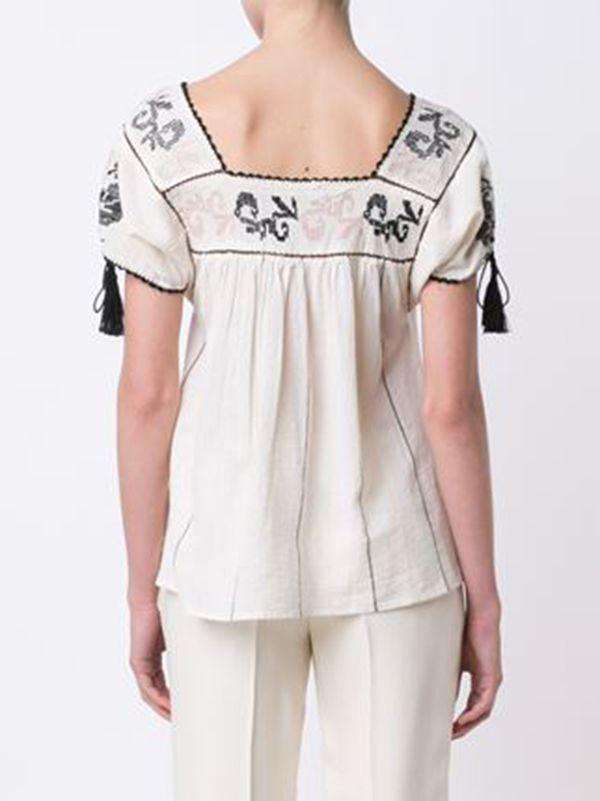 ULLA JOHNSON LILA BLOUSE TOP UK 6/8 - Image 5