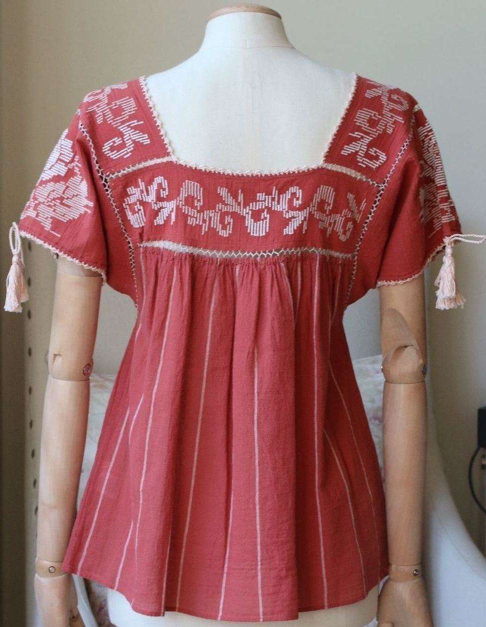 ULLA JOHNSON LILA BLOUSE TOP US 2 UK 6 - Image 9