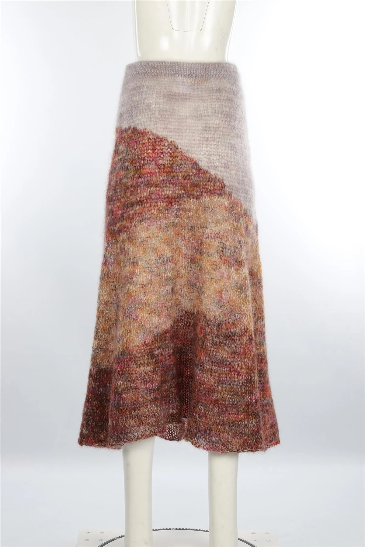 ULLA JOHNSON MULTI MOHAIR MAXI SKIRT MEDIUM/LARGE - Image 4