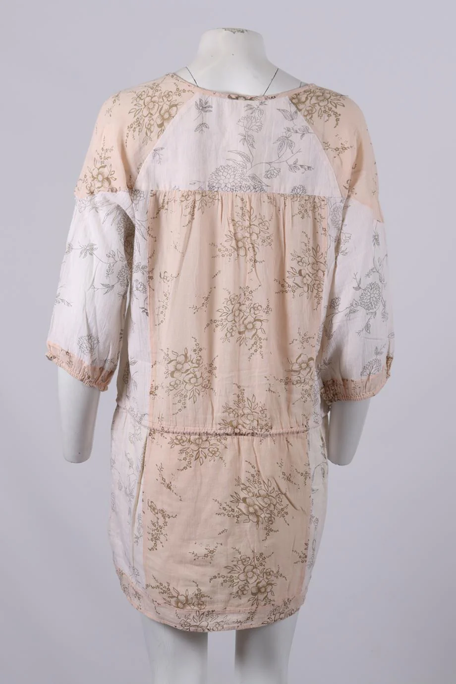ULLA JOHNSON PRINTED COTTON MINI DRESS US 4 UK 8 - Image 4