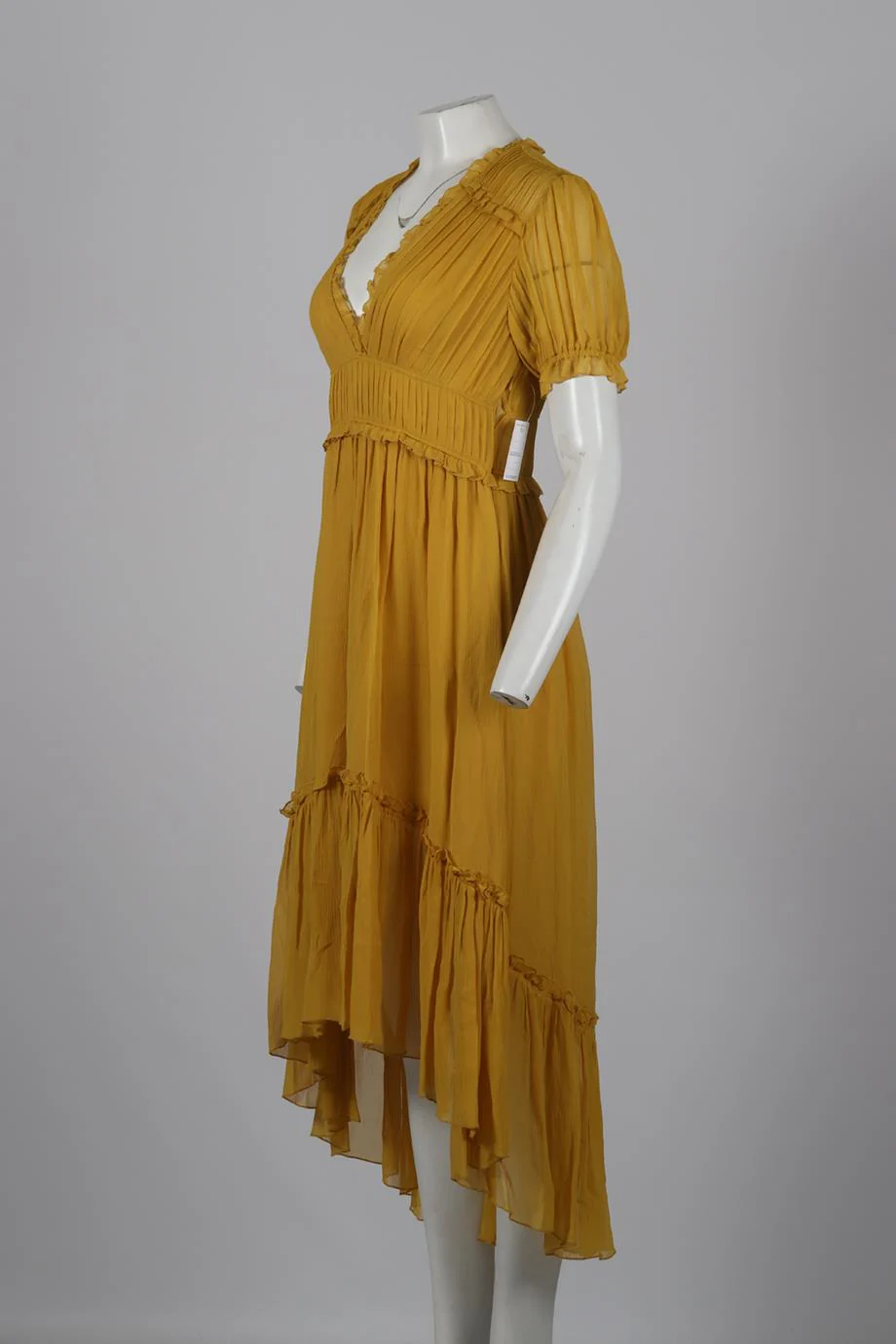 ULLA JOHNSON SILK MAXI DRESS US 6 UK 10 - Image 3