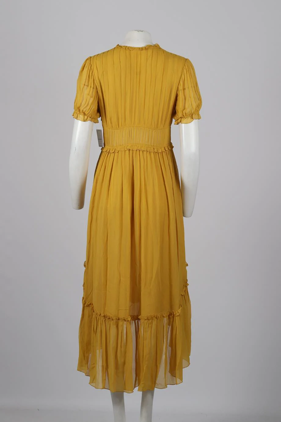 ULLA JOHNSON SILK MAXI DRESS US 6 UK 10 - Image 4