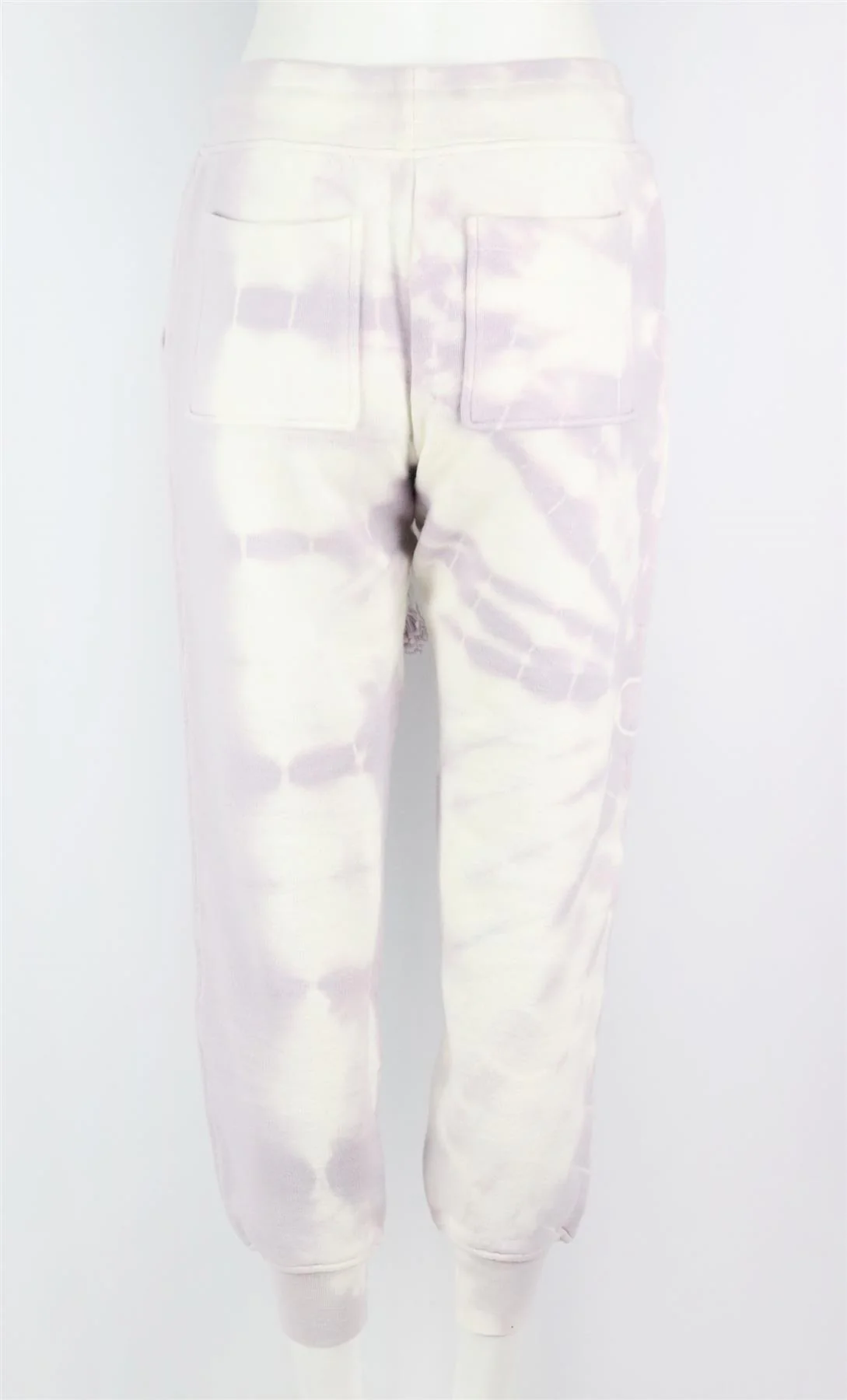 ULLA JOHNSON TIE DYED COTTON TERRY TRACK PANTS SMALL - Image 4