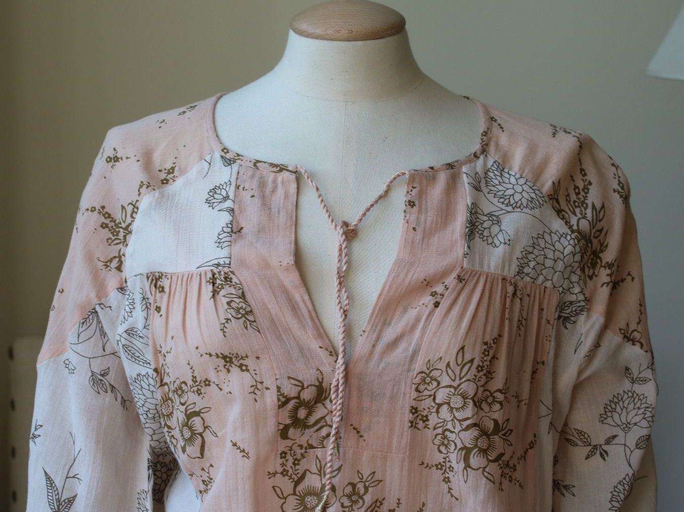 ULLA JOHNSON VARCA FLORAL DRESS IN NATURAL UK 4/6 - Image 5