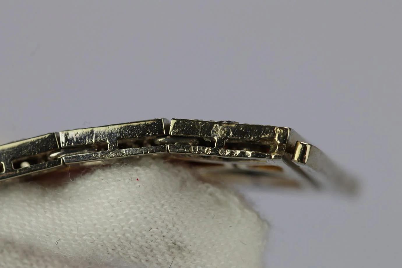 UNBRANDED 18K WHITE GOLD RUBY AND DIAMOND BRACELET - Image 6