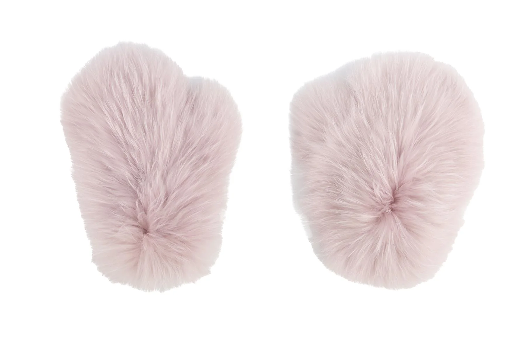 UNBRANDED PINK FOX FUR GLOVES