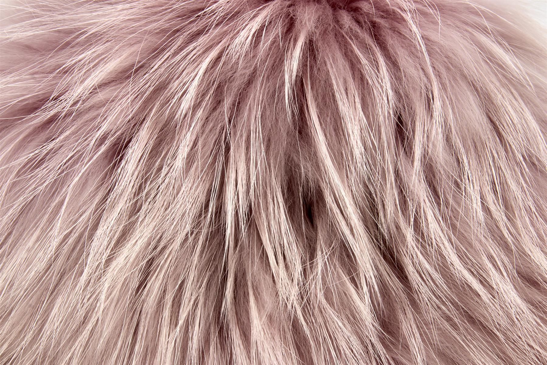 UNBRANDED PINK FOX FUR HAT ONE SIZE - Image 3