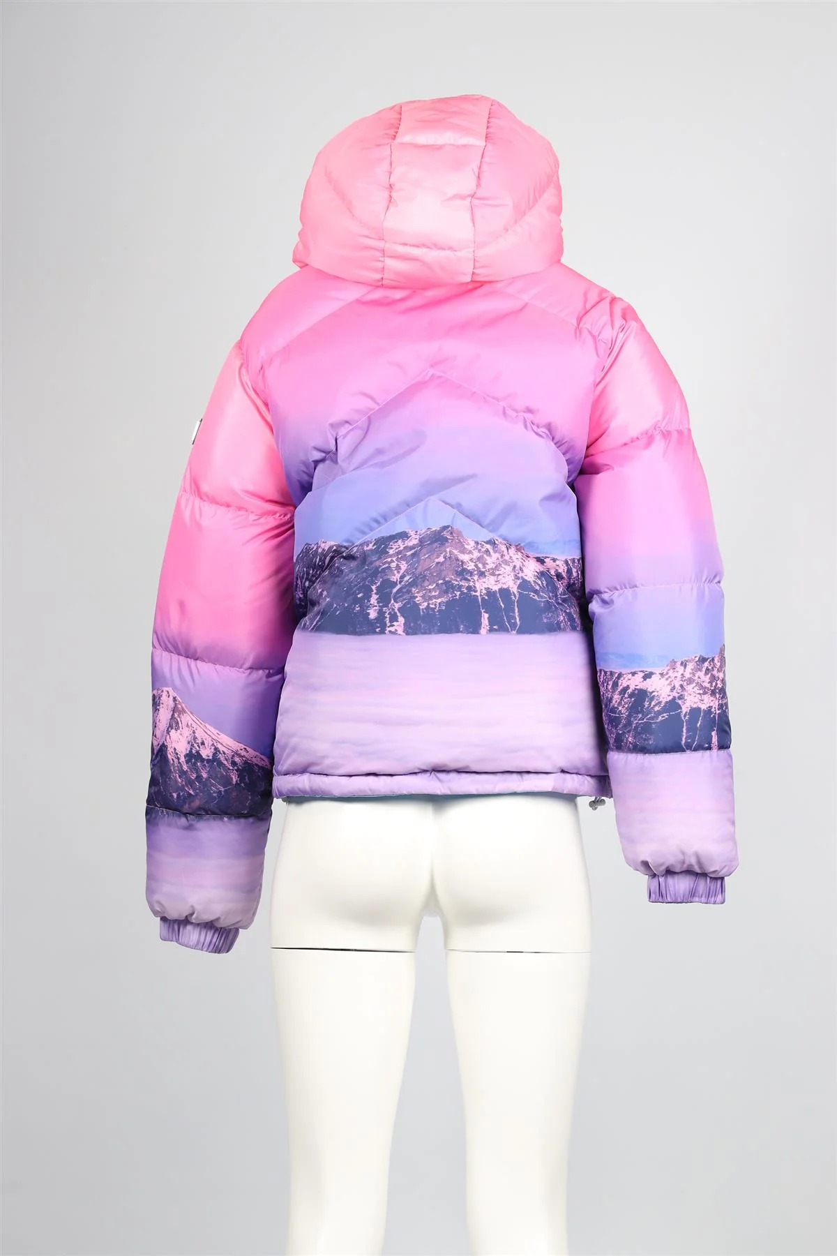 UNKNOWN LONDON PINK PADDED JACKET XSMALL - Image 4