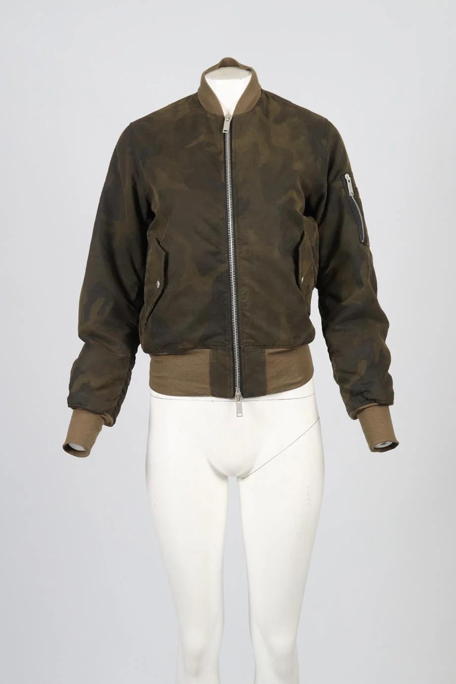 UNRAVEL PROJECT COTTON BLEND BOMBER JACKET FR 38 UK 10 - Image 2