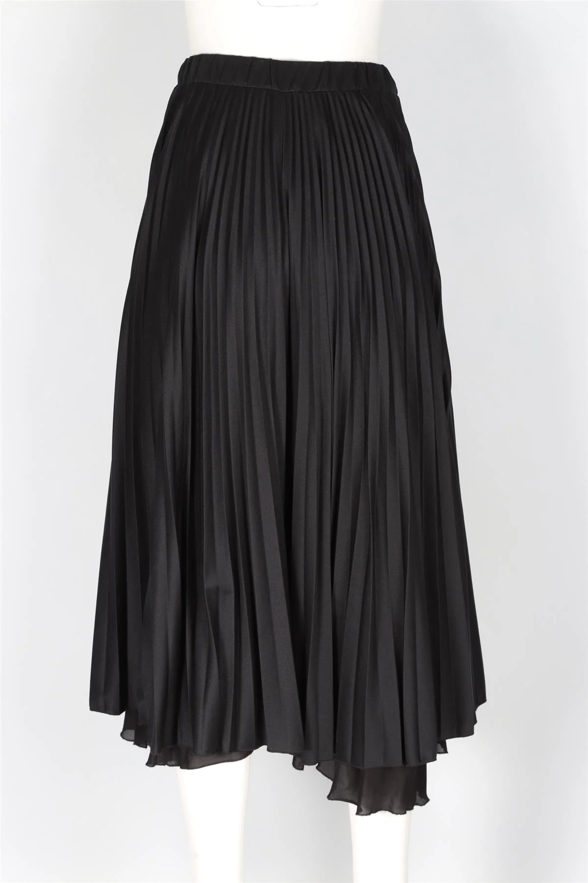 VALENTINO BLACK JERSEY MAXI SKIRT MEDIUM - Image 4