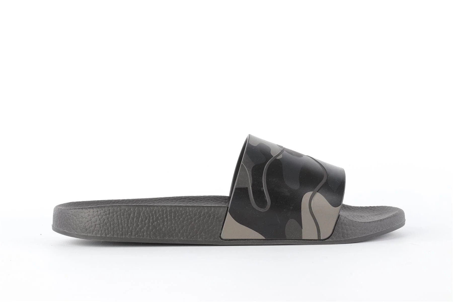 VALENTINO BLACK MEN'S RUBBER SLIDES EU 43 UK 9 US 10 - Image 2