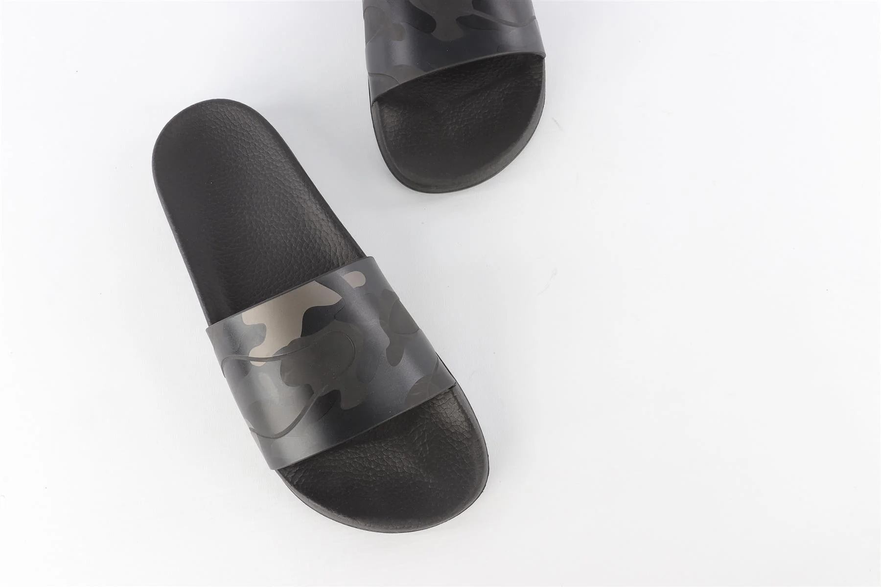VALENTINO BLACK MEN'S RUBBER SLIDES EU 43 UK 9 US 10 - Image 4