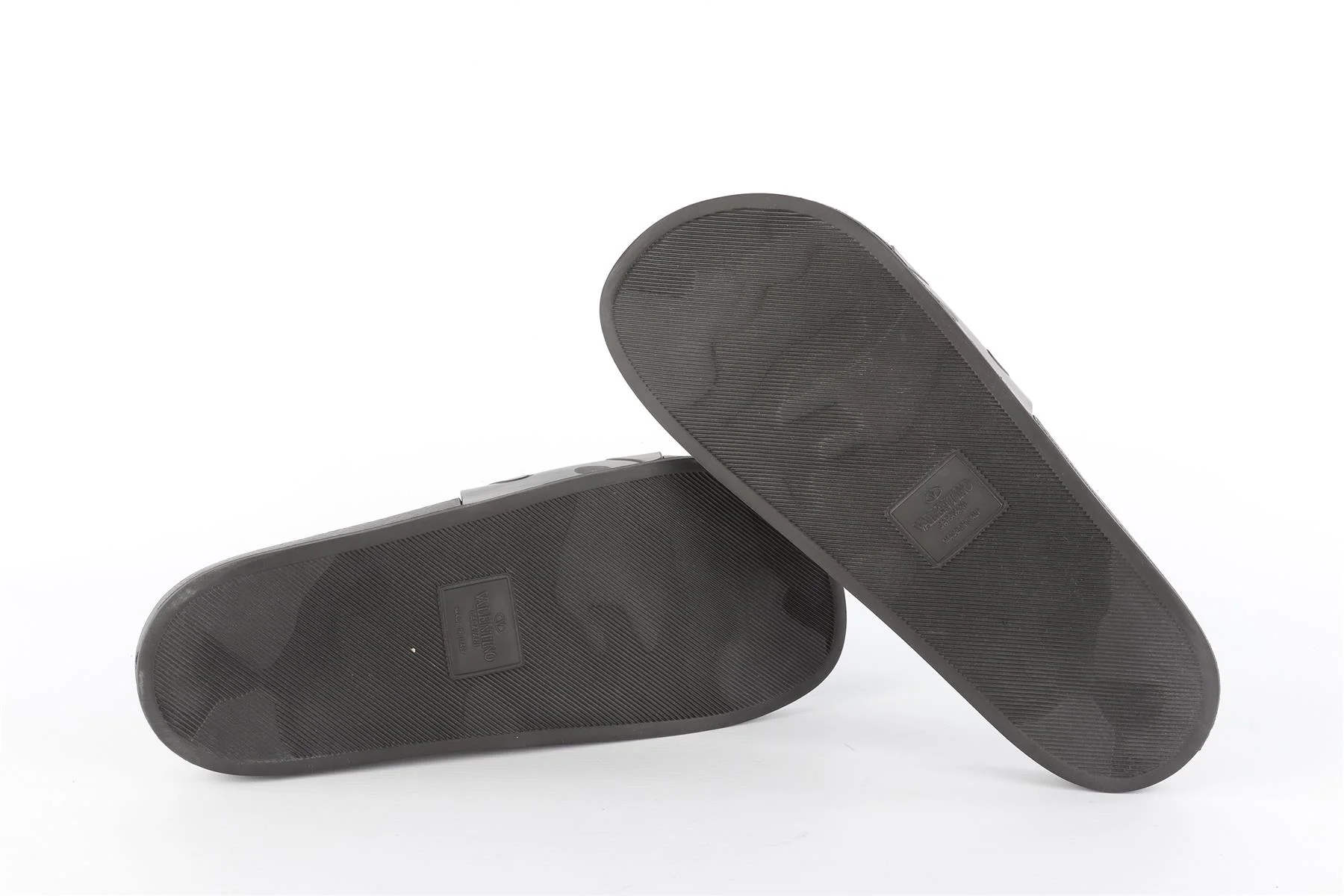 VALENTINO BLACK MEN'S RUBBER SLIDES EU 43 UK 9 US 10 - Image 6