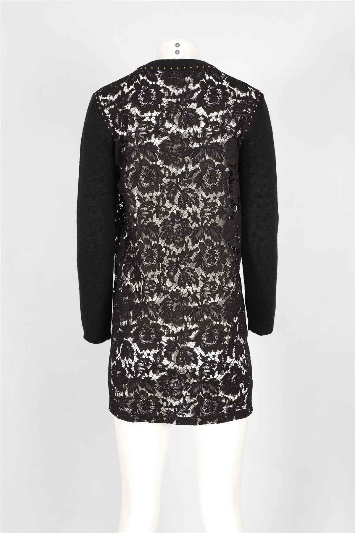 VALENTINO BLACK MINI DRESS SMALL - Image 4